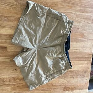 Birddogs Tan Athletic Shorts Lightweight and Durable